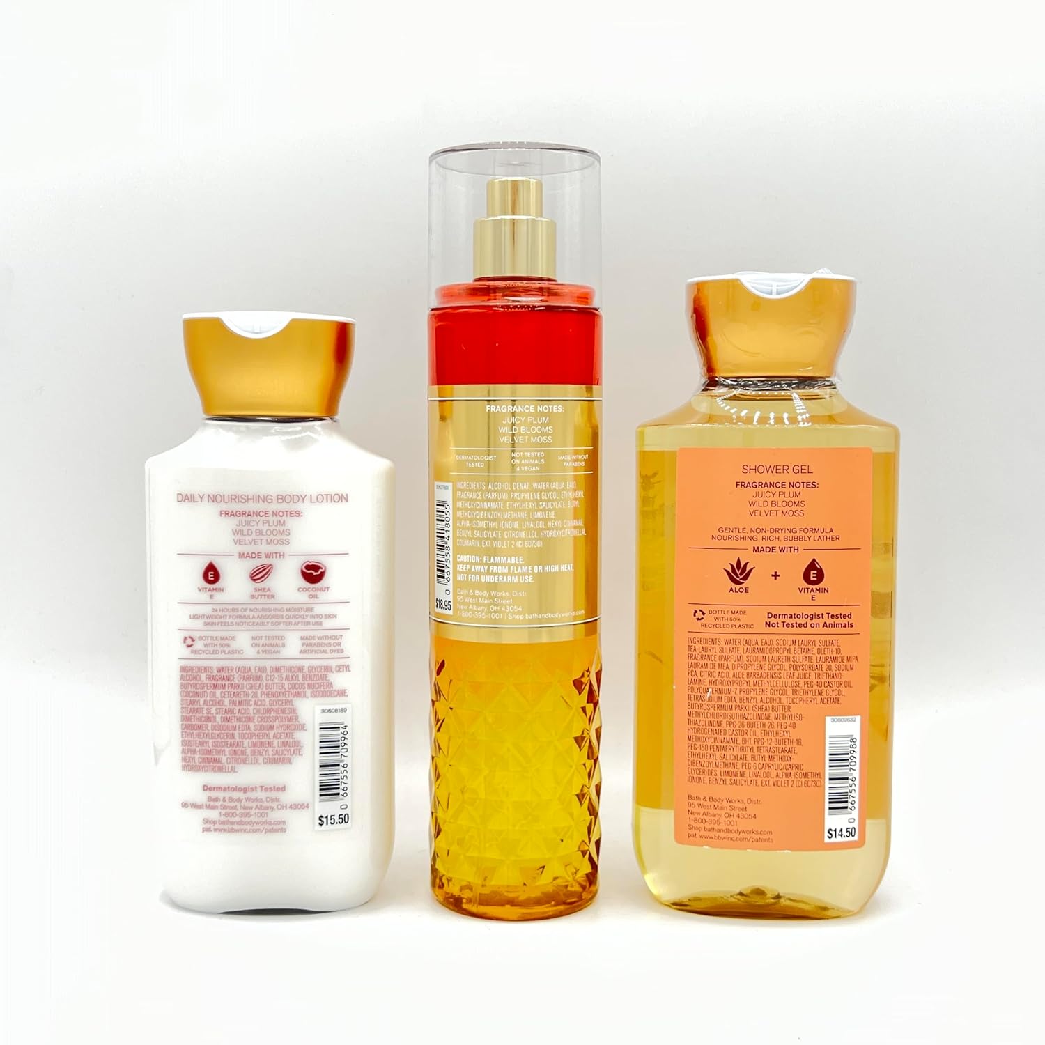 3-Piece Body Lotion, Fragrance Mist and Shower Gel Bundle Y57547